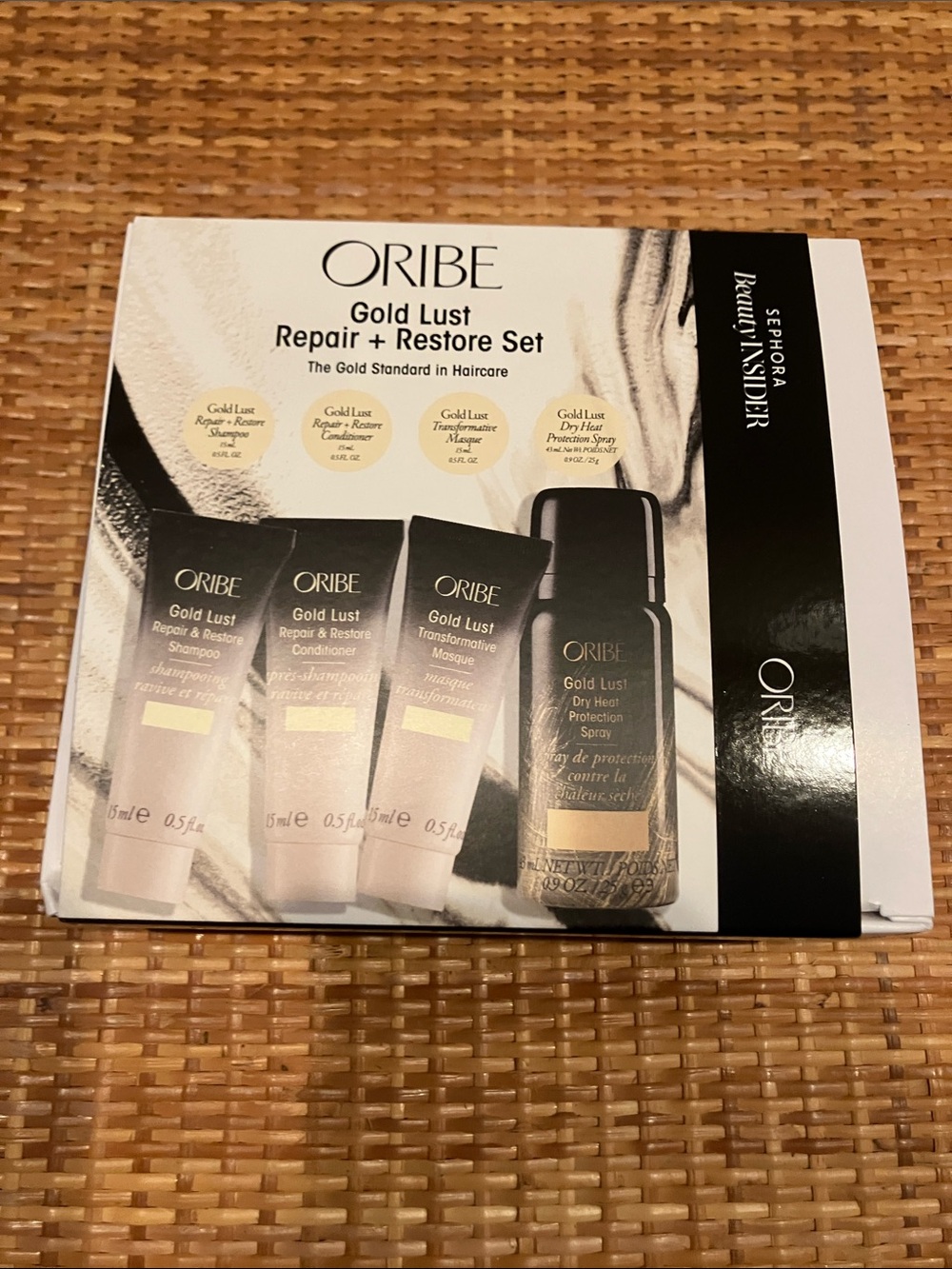 Oribe Gold Lust Repair & Restore Travel Set New in Box